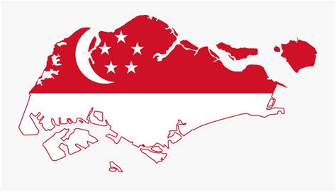 Singapore Island Clipart - Singapore Flag In Country , Free Transparent ...