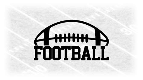 Football Clipart Black And White