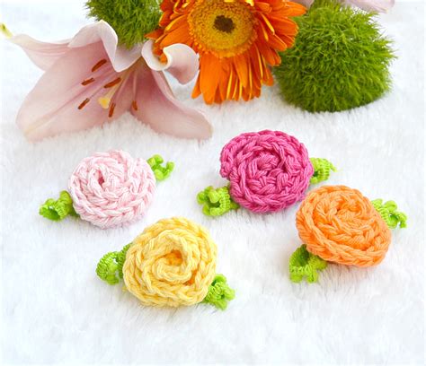 Little Crochet Deco Roses – Mama In A Stitch