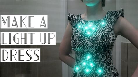 How to build a LIGHT-UP DRESS in one day with programmable LEDs - YouTube