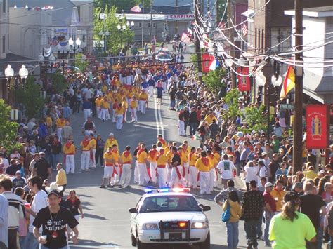 Jessup, PA : Church Street the main road on St. Ubaldo Day photo ...