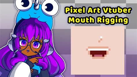 How to make a Pixel Art Vtuber Model Tutorial | Mouth Rigging Guide ...