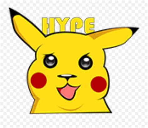 Hype Pokemon Twitch Emotes Emoji,Pensive Emoji Copy And Paste - Free ...