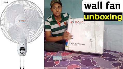 Bajaj wall fan unboxing and review in hindi / kam price me best wall ...