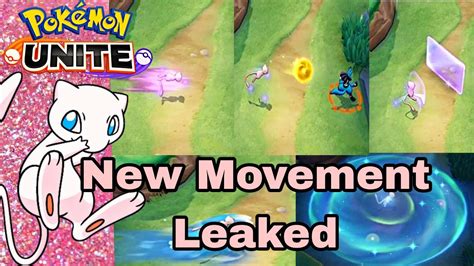 Mew Moveset and Release leak | Mew in pokemon unite - YouTube