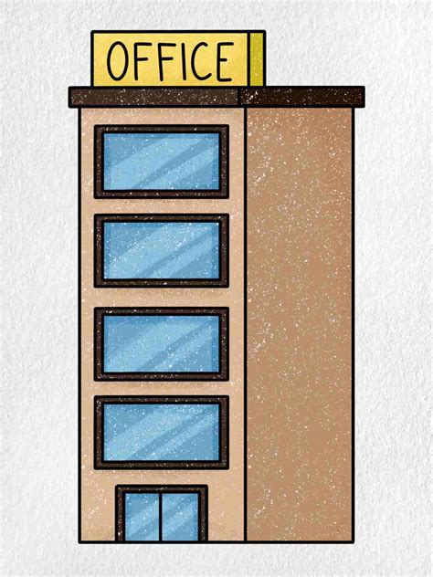 How to Draw an Office Building - HelloArtsy