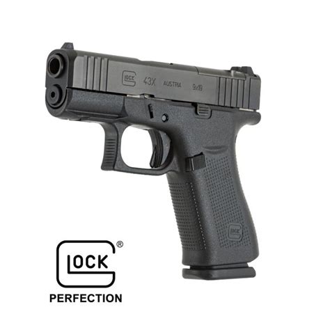 Glock 43X FS MOS G43X Black MOS Chambered in 9mm Luger the G43X ...