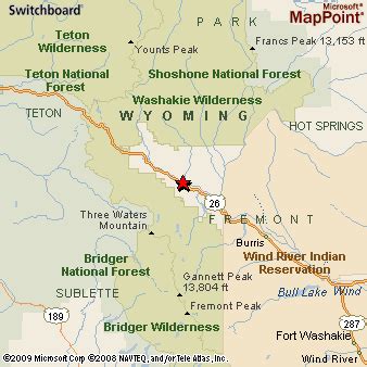 Where is Dubois, Wyoming? see area map & more