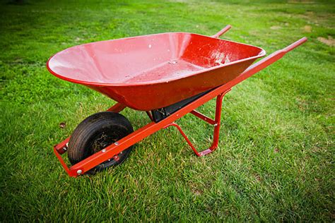 Royalty Free Red Wheelbarrow Pictures, Images and Stock Photos - iStock