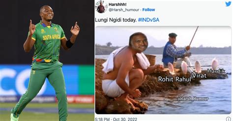 “Lungi Ngidi Is On Fireplace” – Twitter Reacts As South Africa Pacer ...