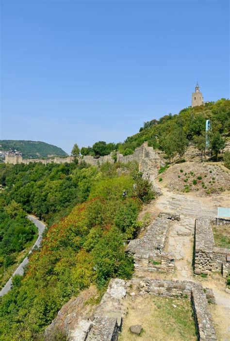 Tsarevets Fortress in Veliko Tarnovo Stock Photo - Image of landscape ...