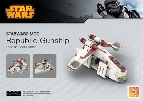 LEGO MOC Republic Gunship based set 75021 by ohsojang | Rebrickable ...