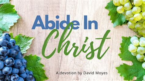 Abide In Christ