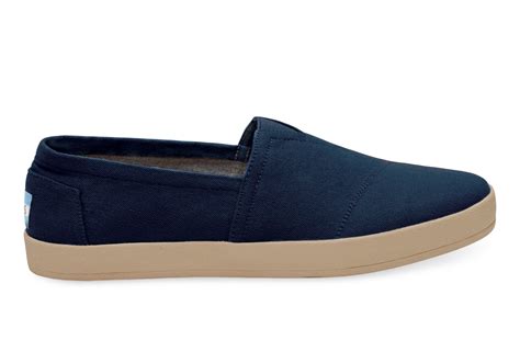 Toms Navy Canvas Men's Avalon Slip-ons in Blue for Men | Lyst