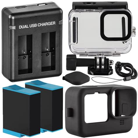 GoPro HERO9 HERO10 HERO11 Black Essential Action Accessory Bundle ...