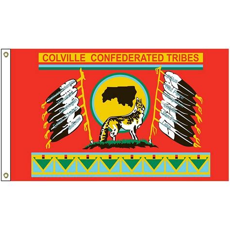 Colville Confederated Tribes Flag (Awesome flag) : r/vexillology