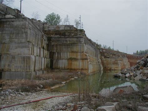 Indiana Limestone Quarry Photographs