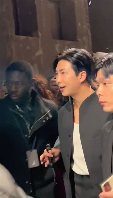 [BTS 방탄소년단 RM]Milan Fashion Week Bottega Veneta Winter Collection ...