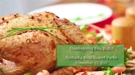 Thanksgiving Day Buffet returns to Kentucky State Parks | Let us cook ...