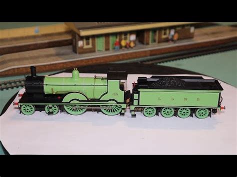 Hornby T9 LSWR 4-4-0 No 120. R3863 in sage green. - YouTube