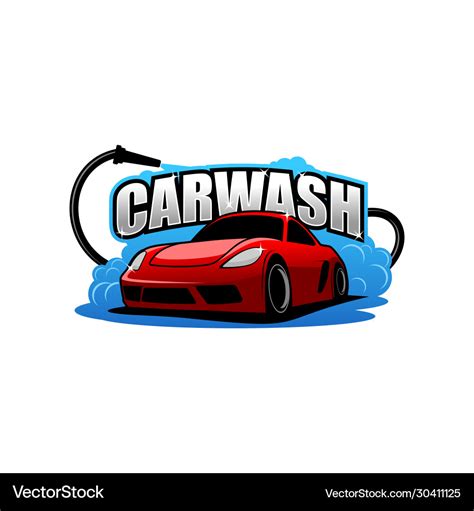 Car wash logo Royalty Free Vector Image - VectorStock