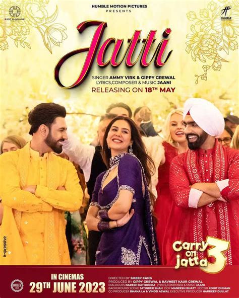 Jatti: Carry On Jatta 3’s new song to release tomorrow | Punjabi Movie ...