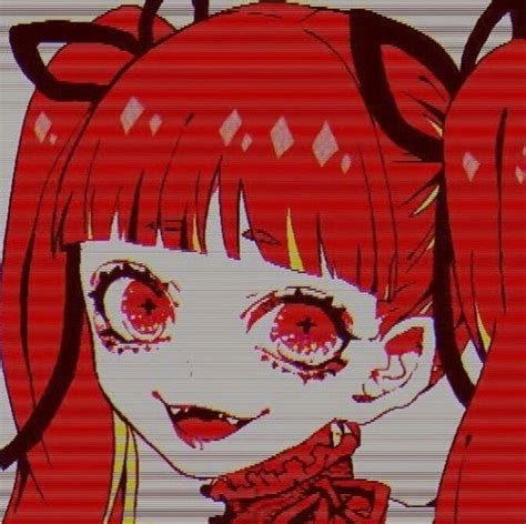 A cute pfp | Red aesthetic, Anime, Aesthetic anime