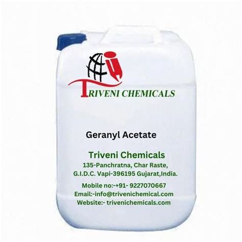 Geranyl Acetate, Grade Standard: Industrial Grade at best price in Vapi