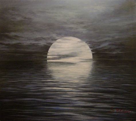 Moon Abstract Painting By Our Originals Reproduction ...