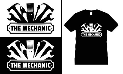 Mechanic T Shirt Vector Art, Icons, and Graphics for Free Download