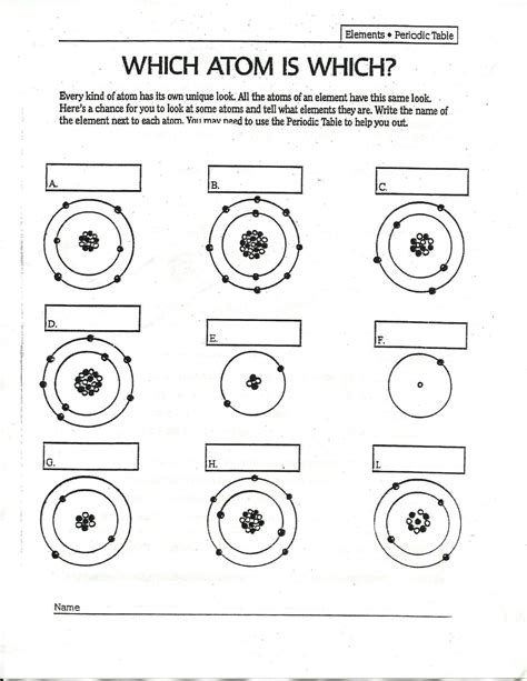 12 On The Inside Science Worksheet | Chemistry worksheets, Bohr model ...