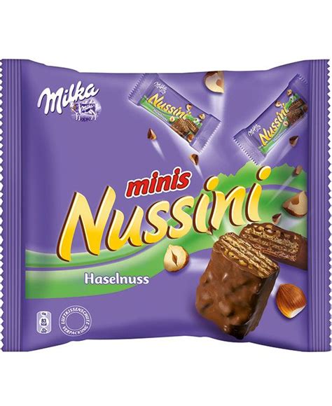 -in USA- Milka Nussini Minis - Hazelnut Candy with Milka chocolate ...