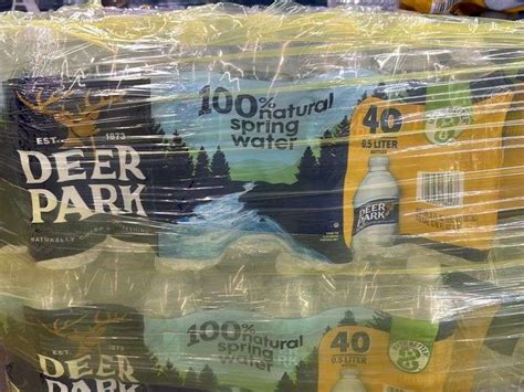 APPROX 45 PACKS OF DEER PARK WATER BOTTLES (40 BOTTLES PER PACK) - Earl ...