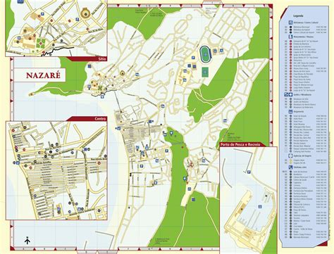 Mapas de Nazaré - Portugal | MapasBlog