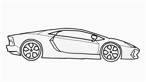 How To Draw Super Sports Car - Sport Car Drawing Step by Step - Very ...