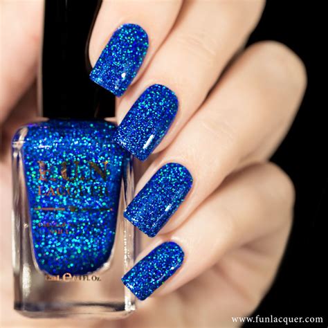 How Deep Is Your Holo? is a super chic royal blue holographic glitter ...