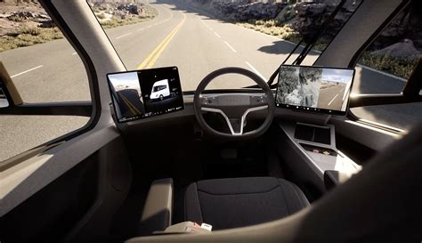 Tesla Semi production interior teased with cool details