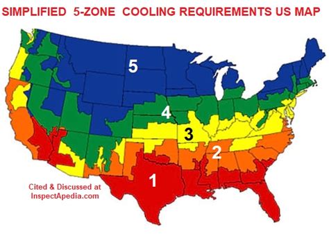 North American Climate Zones Map