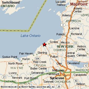 Oswego, New York Area Map & More