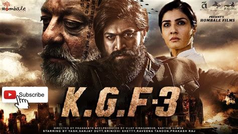 KGF Chapter 3 Full Movie facts |Hindi|Yash|Sanjay Dutt|Raveena ...