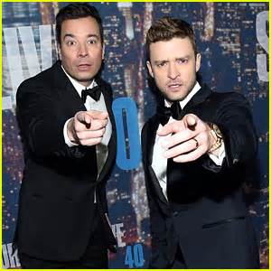 Justin Timberlake & Jimmy Fallon Arrive for ‘SNL 40′ Red Carpet ...