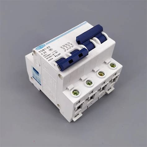 2P 20A MTS Dual power switch Manual transfer switch Circuit breaker MCB ...