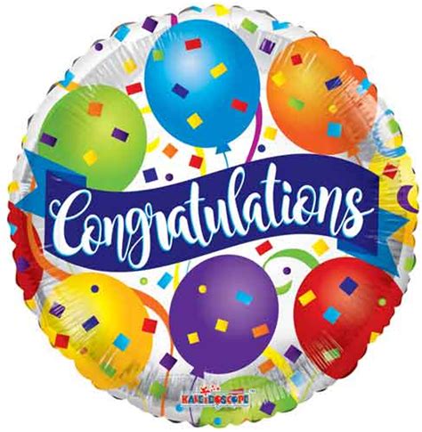 Congrats Balloon Bannercongrats Balloonscongratulations Balloons ...