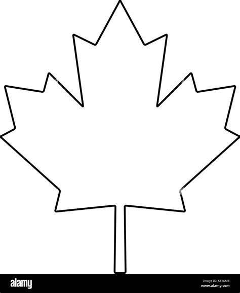 maple leaf canada vector symbol icon design. Beautiful illustration ...