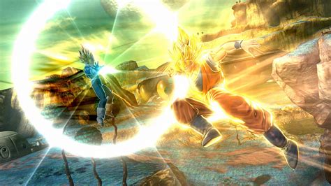 J Stars Victory VS Plus Gameplay Screenshot Vegeta vs Goku of Dragon Ball Z