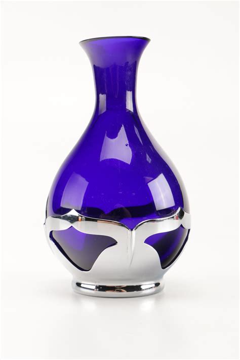 Farber Bros. and Cambridge Glass Cobalt Blue Decanter Set | EBTH