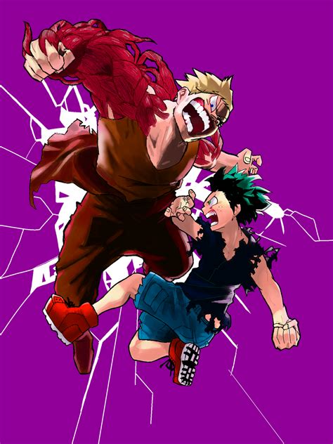 Deku VS Muscular Nagisa - Illustrations ART street