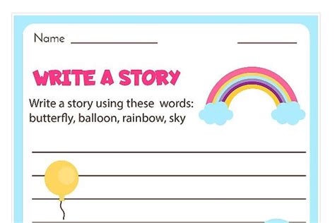 Writing Prompts for Kids: 12 Fun Blank Printable Writing Prompts to ...