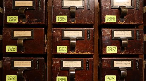 The Library of Congress released a fascinating history of card catalogs ...