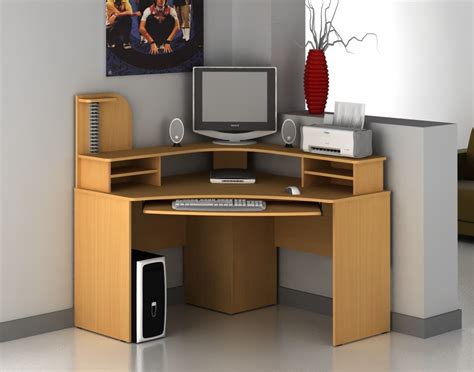 Corner Computer Desk » InOutInterior